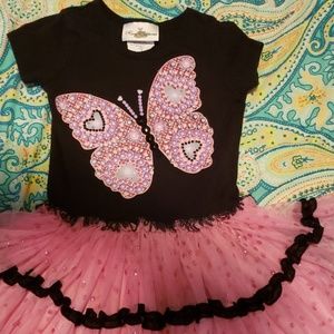 Sparkle and shine adorable butterfly dres